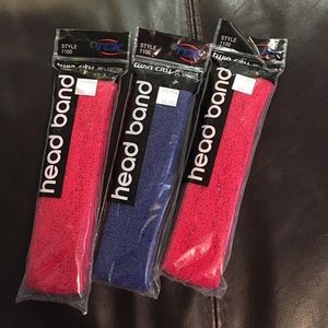 Sport Sweat/Headbands - Set of 3